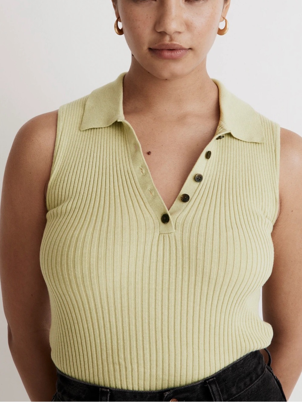 Madewell Owen Polo Sweater Tank